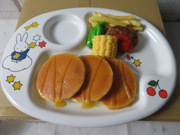 H⑫29 食品サンプル 豪華お子様ランチ ミッフィープレート/ホット