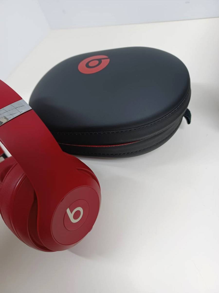 美品】BEATS STUDIO 3/ワイヤレスヘッドホン/レッド Beats レッド