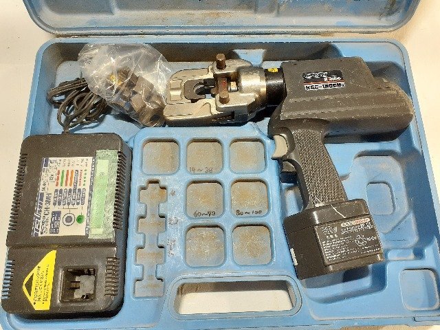 □泉精器 IZUMI REC-150EM2 充電油圧式圧着工具 付属多数 泉精