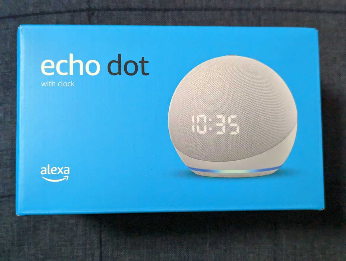 echo Dot with clock 第4世代 時計付 スマートスピーカー グレーシャー
