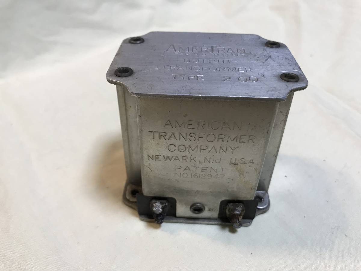 数量限定，人気 米国AMERTRAN American Transformer 出力トランス Type 200 1台(パーツ、部品)｜売買されたオークション情報、yahooの商品情報をアーカイブ公開 - オークファン パーツ、部品