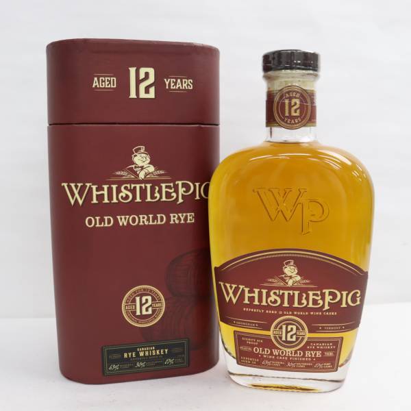 1円~WHISTLEPIG（ホイッスルピッグ）12年 43％ 700ml X22L010037