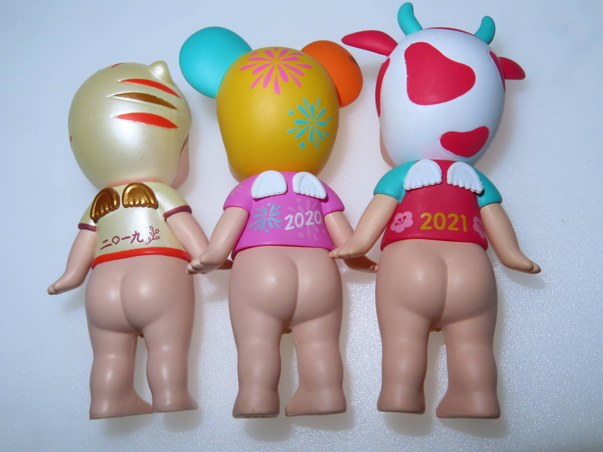 レタパ○ ソニーエンジェル 干支 年賀状 201920202021 丑 鼠 猪 3点