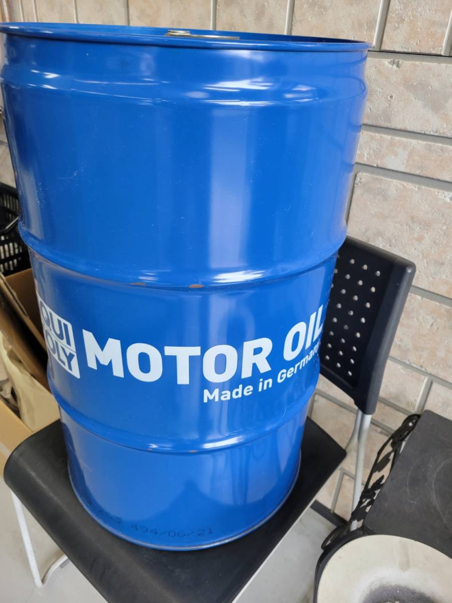 60L 空ドラム缶 LIQUI MOLY リキモリ 新油抜き 空き缶 ドラム缶⑦