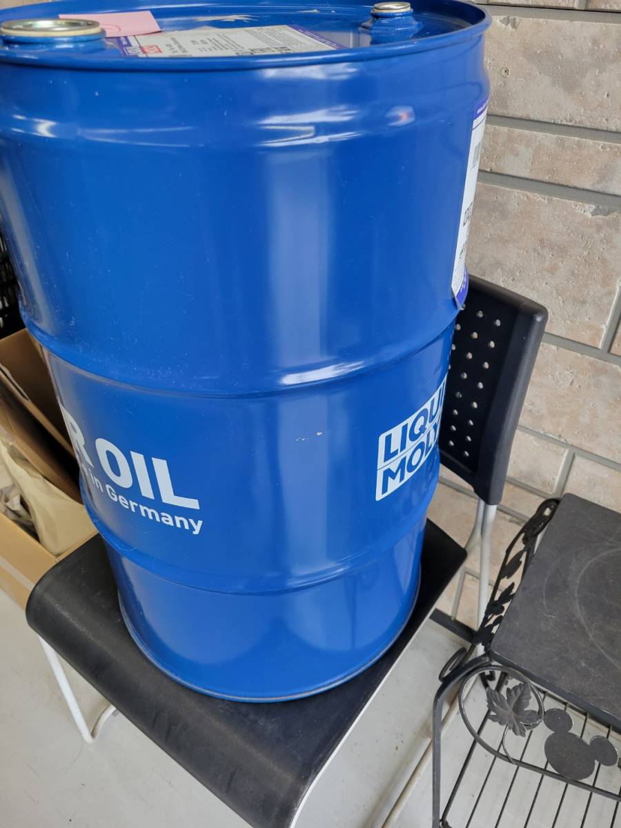 60L 空ドラム缶　リキモリ LIQUIMOLY  3缶 60L 空ドラム缶 LIQUI MOLY リキモリ 新油抜き 空き缶 ドラム缶(オイル