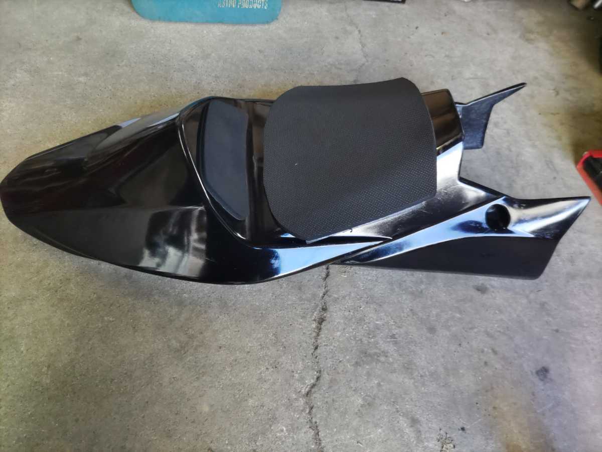 KAWASAKI KSR80/110用 FRP製レースシングルシート ブラック 即決