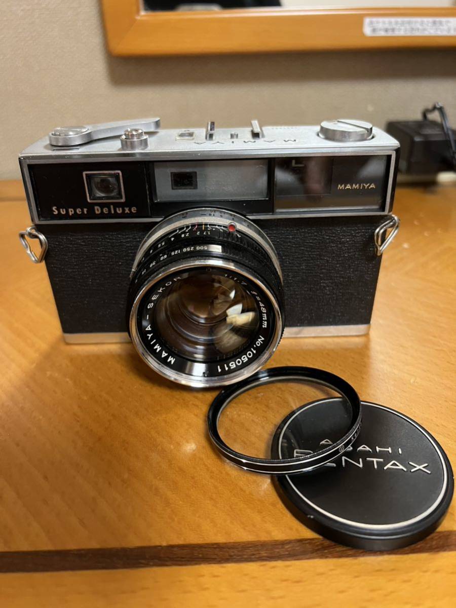 マミヤ スーパーデラックス MAMIYA super deluxe フィルムカメラ