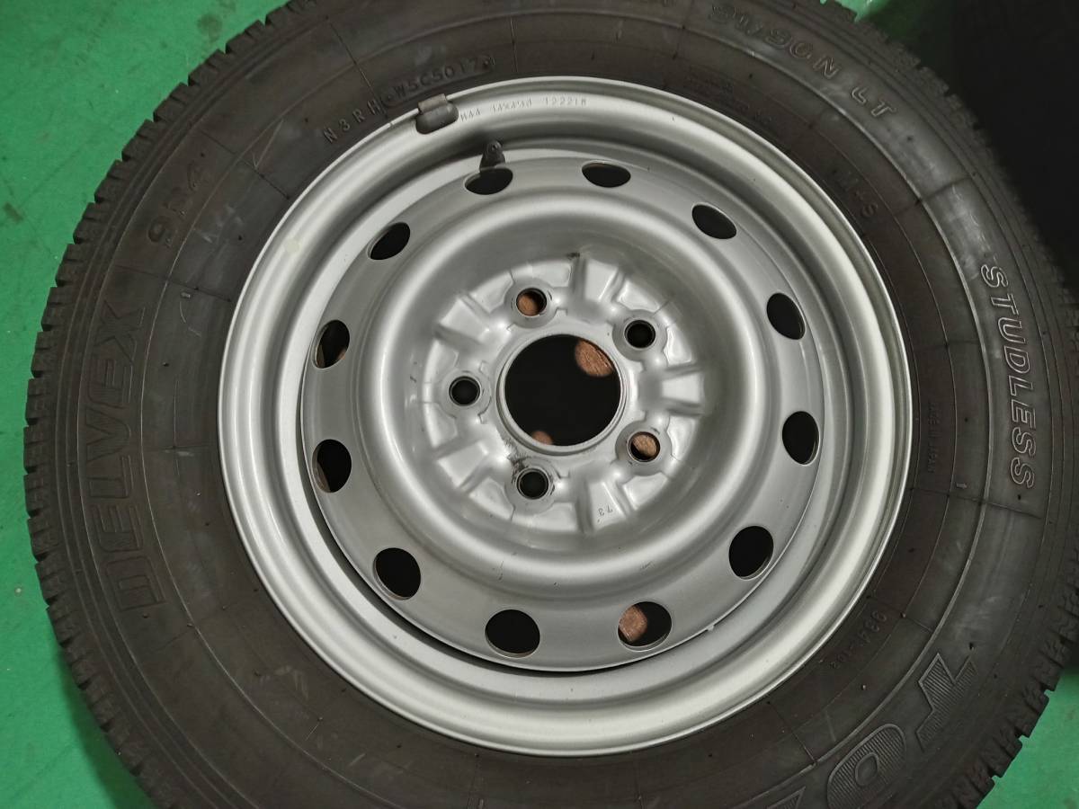 マツダ ボンゴトラック Wタイヤ 165R14×2本 145R12×4本 ホイール付き 