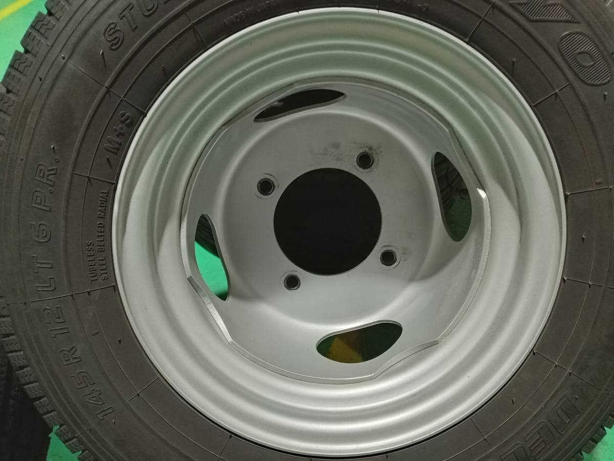 マツダ ボンゴトラック Wタイヤ 165R14×2本 145R12×4本 ホイール付き 