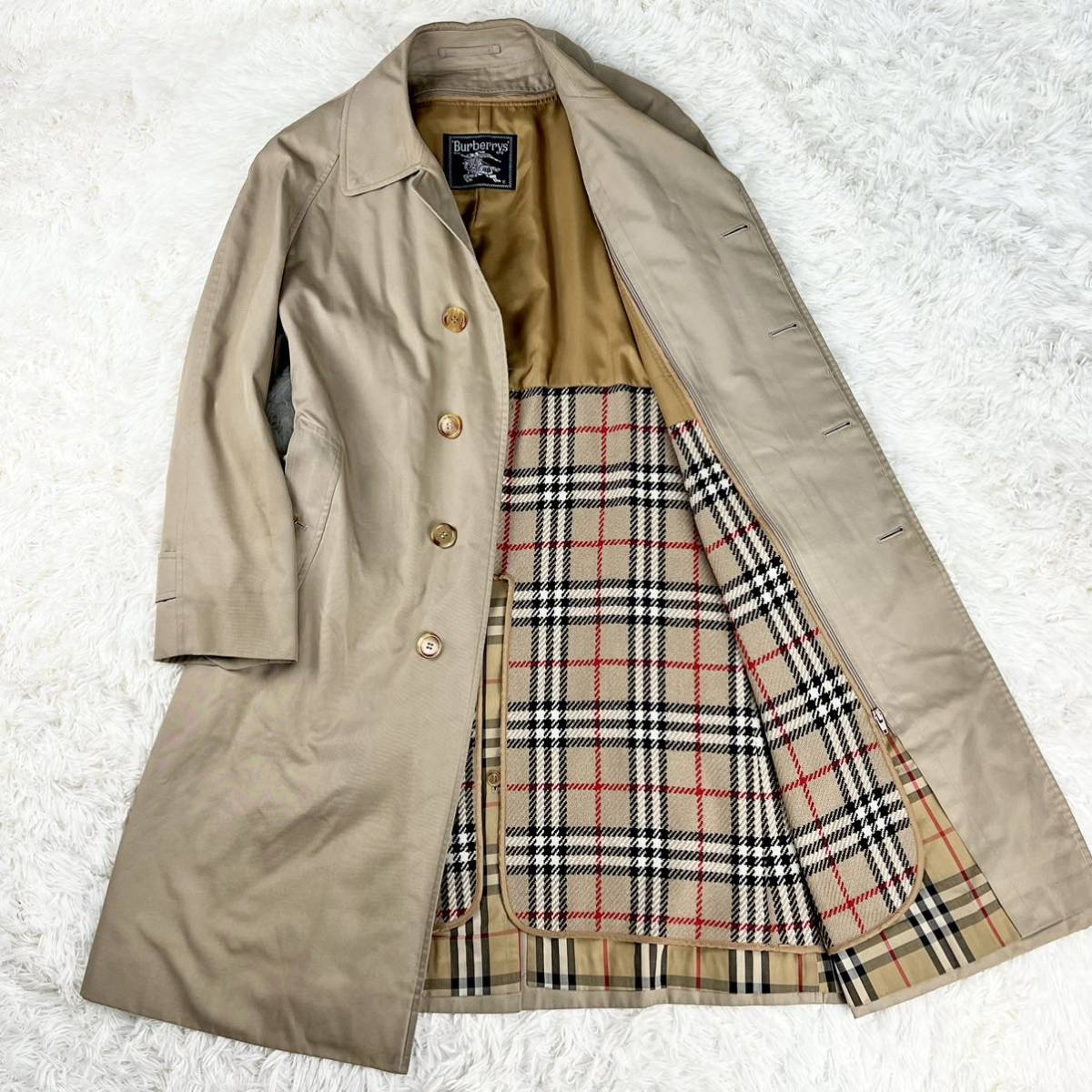 最高級 Mサイズ位 バーバリー【英国の佇まい】BURBERRY ノバチェック 