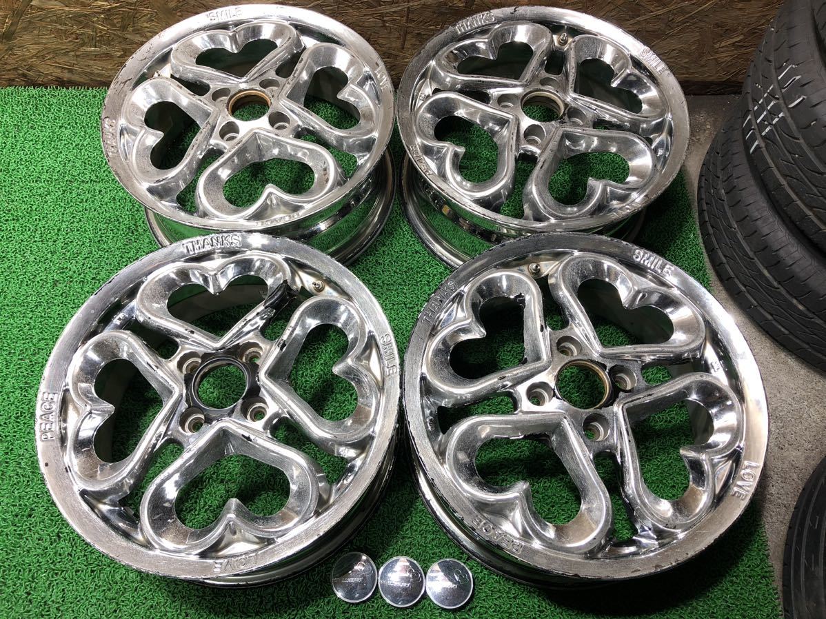 PIAA JEWEL HEART 15inch 6j+52 PCD100 4穴 ハート