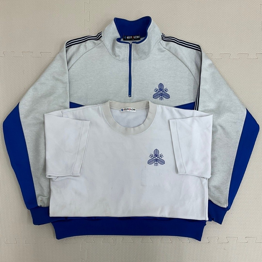 UTJ26# (中古) 栃木県 矢板市立 矢板中学校 ジャージ トレシャツ 2点