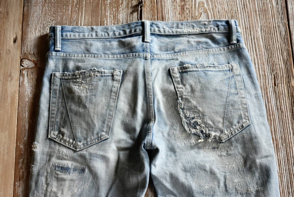 希少 名作 日本製 DELAY by Win&Sons ヴィンテージ 加工 デニム パンツ 