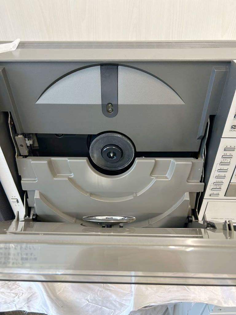 SHARP シャープ 両面演奏 レコードプレーヤー ラジカセ VZ-V3 レコード