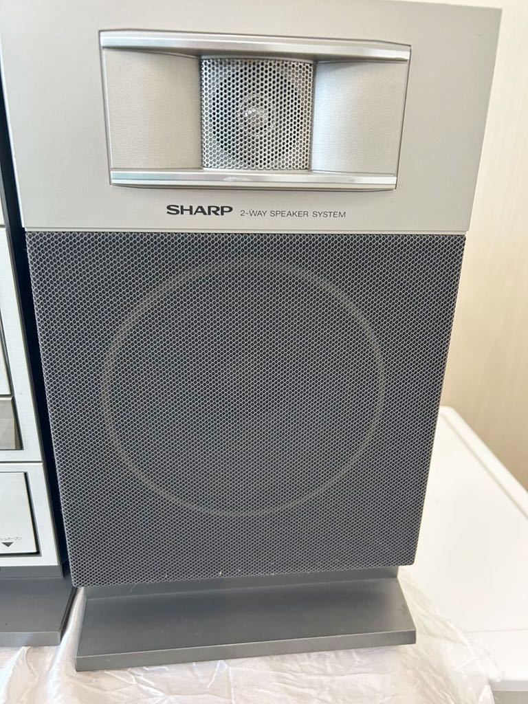 SHARP シャープ 両面演奏 レコードプレーヤー ラジカセ VZ-V3 レコード