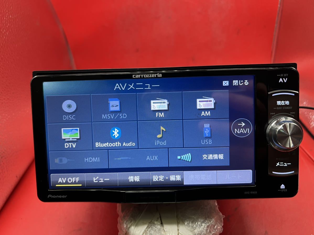 ☆ パイオニア carrozzeria AVIC-RZ09 メモリーナビ ☆中古 パイオニア