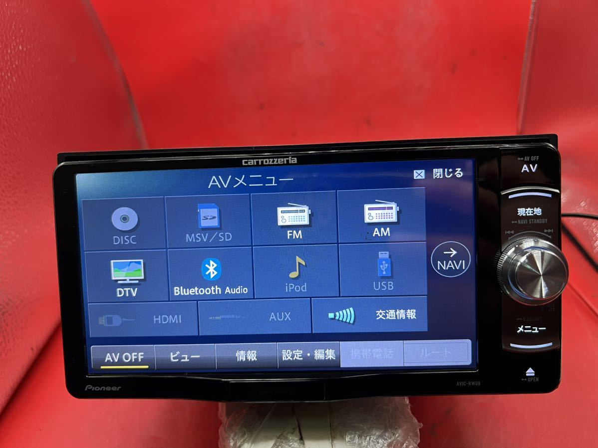 AVIC-RW09 ⁄ 楽ナビ ⁄ AVIC-RZ09 カロッツェリア AVIC - メモリーナビ 