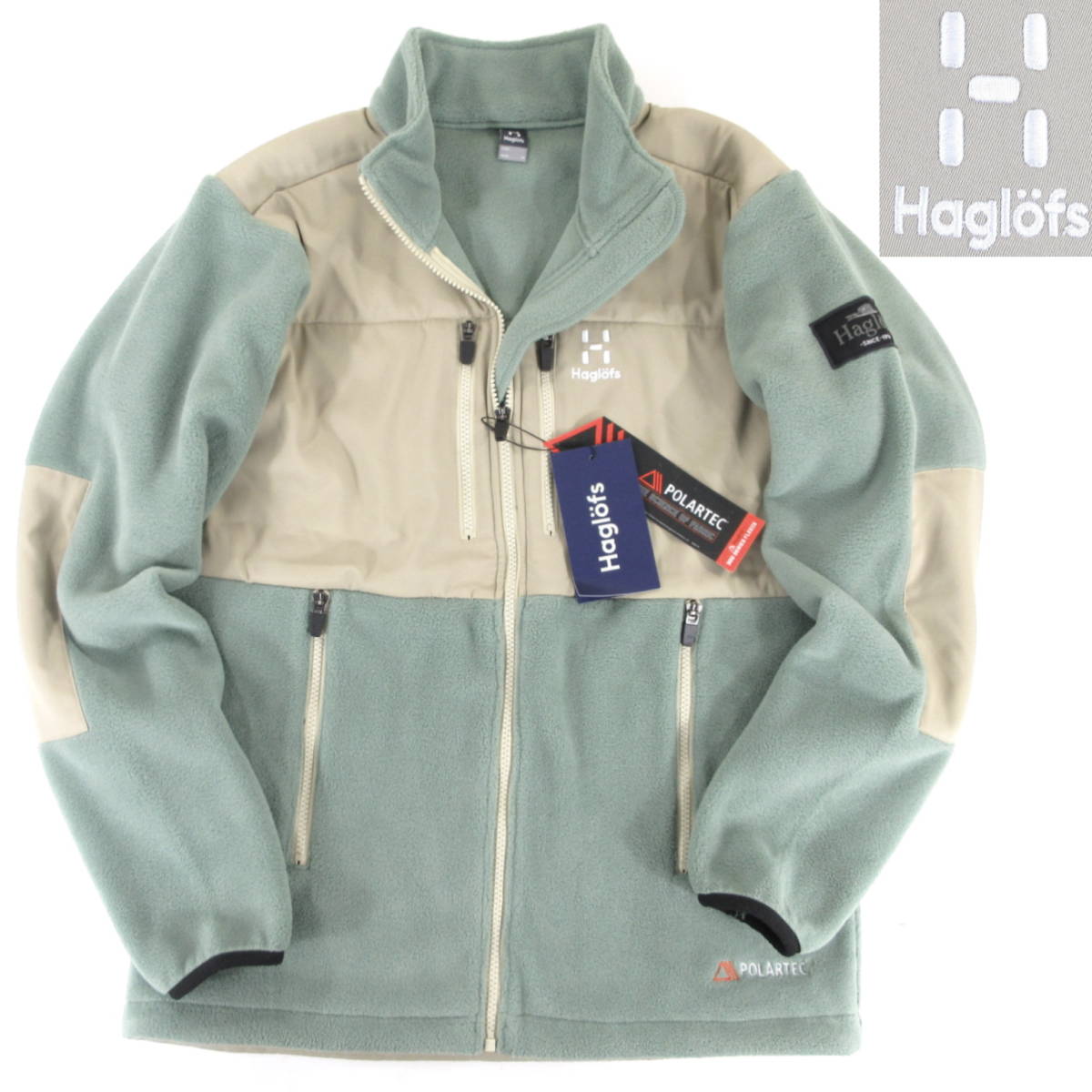 新作登場，大人気 定2.2万 Haglofs 保温 POLARTEC300 コンビネーション フリース ジャケット M グリーン ホグロフス アウトドア 941512 J683(男性用)｜売買されたオークション情報、yahooの商品情報をアーカイブ公開 - オ 男性用