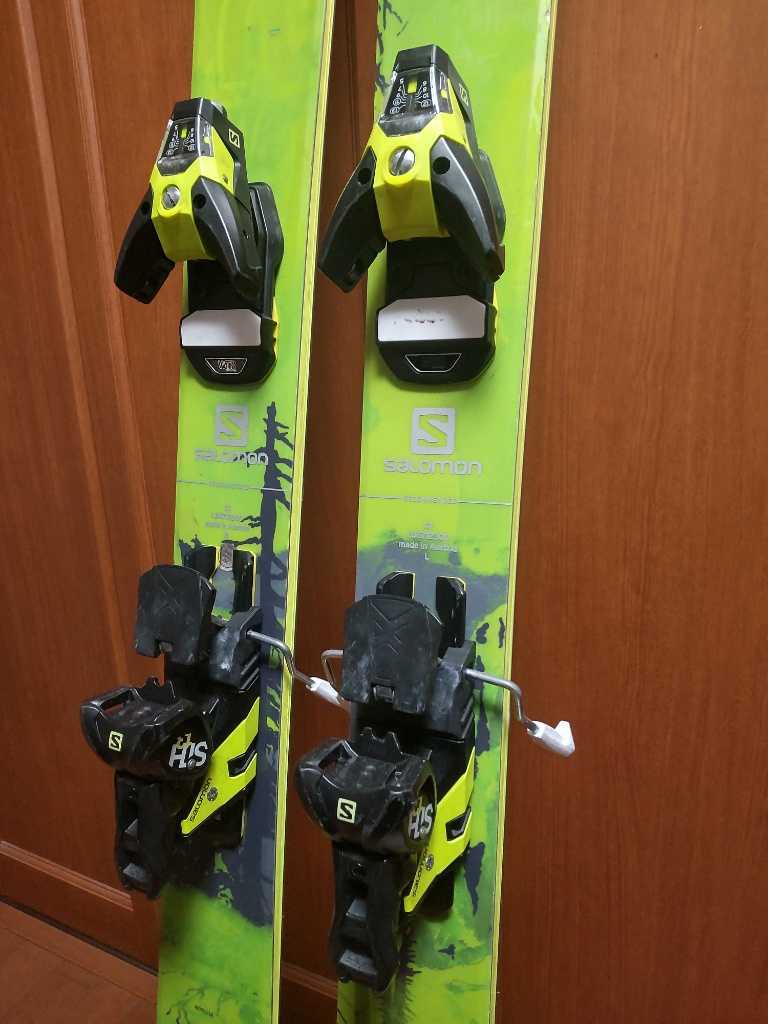 ☆彡中古☆SALOMON Q-LAB 176cm☆チューン後新雪で3日使用・サロモン