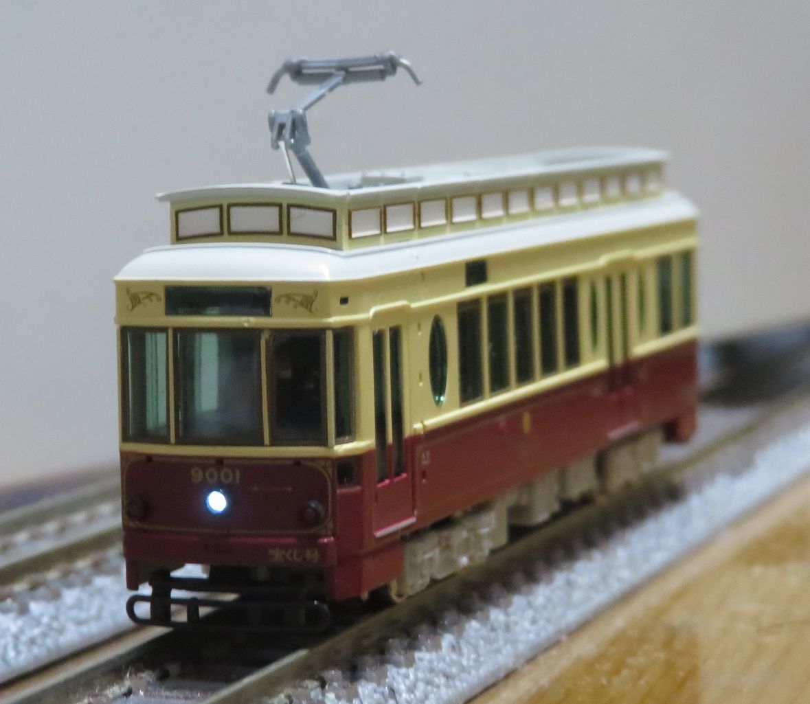MODEMO NT127 東京都電 9000形 9001 赤塗装 付属品未使用 東京都交通局