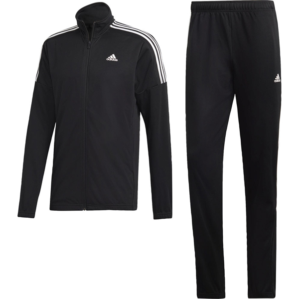 【KCM】Z-adi-61-2s-S★展示品★【adidas/アディダス】メンズ　ジャージ 上下セット　FRW19-DV2447　ブラック　サイズ S
