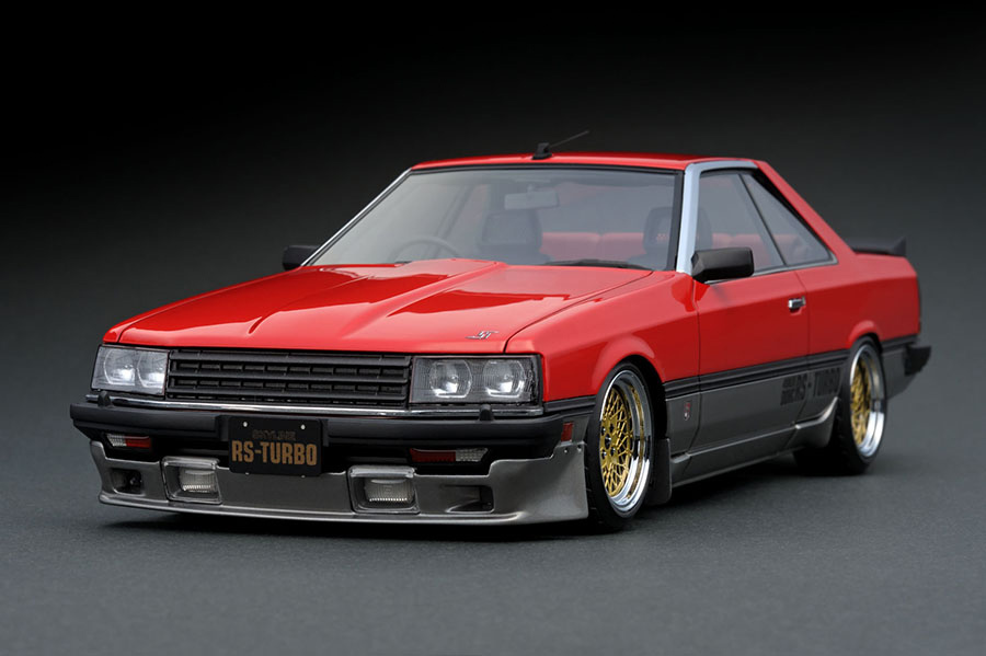 IG 0987 1/18 Nissan Skyline 2000 RS-Turbo (R30) Red/Silver