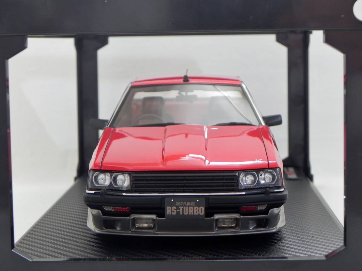 IG 0987 1/18 Nissan Skyline 2000 RS-Turbo (R30) Red/Silver