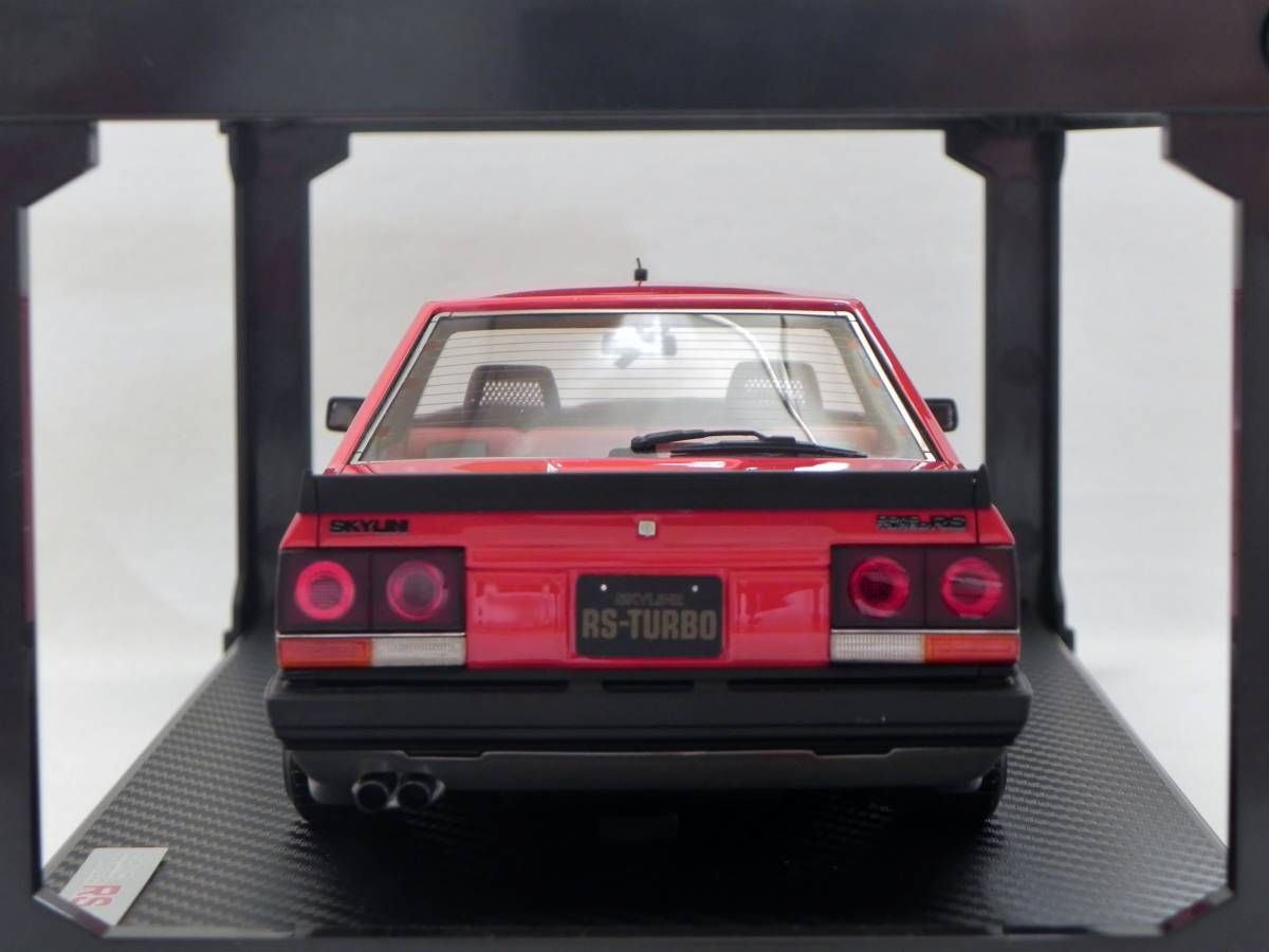 IG 0987 1/18 Nissan Skyline 2000 RS-Turbo (R30) Red/Silver