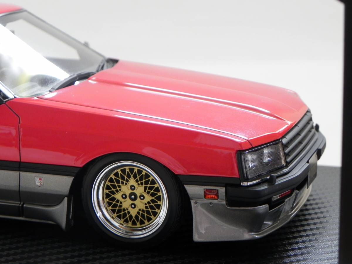 IG 0987 1/18 Nissan Skyline 2000 RS-Turbo (R30) Red/Silver