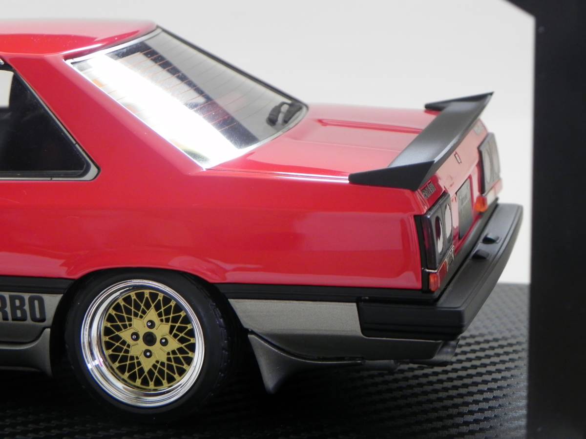 IG 0987 1/18 Nissan Skyline 2000 RS-Turbo (R30) Red/Silver 