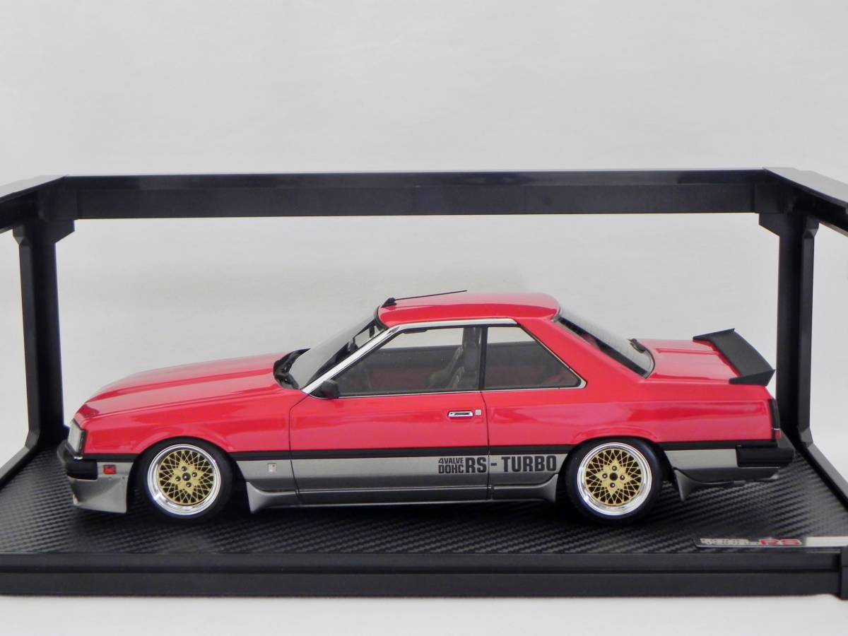 IG 0987 1/18 Nissan Skyline 2000 RS-Turbo (R30) Red/Silver 