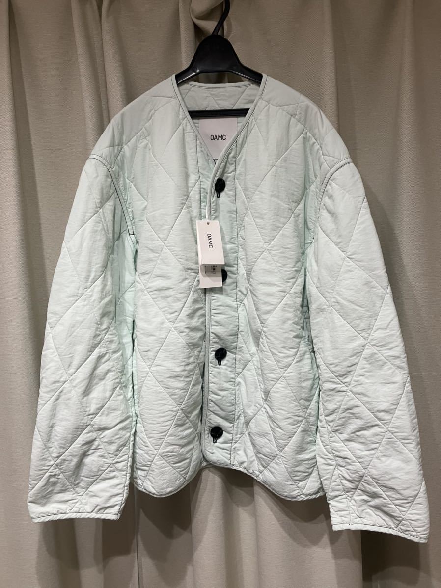 22AW oamc combat liner ライトグリーン Mサイズ 替えボタン付 新品