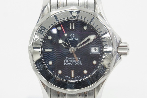 C038 ◎ OMEGA オメガ SEAMASTER シーマスター レディース クォーツ