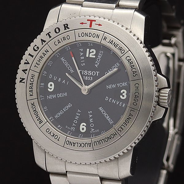 N250 ナビゲーター ティソ NAVIGATOR TISSOT 1円スタート 稼動品 ANA 