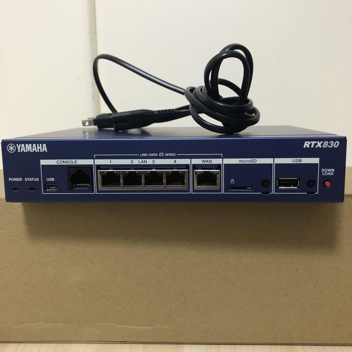 RTX830 YAMAHA ヤマハ - ギガアクセスVPNルーター オークション比較 