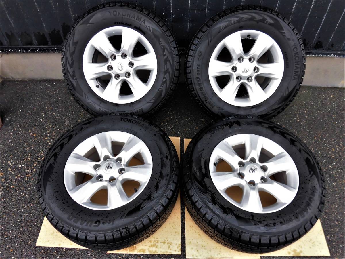プラド 150系 純正アルミ 265/65R17 YOKOHAMA アイスガード G075