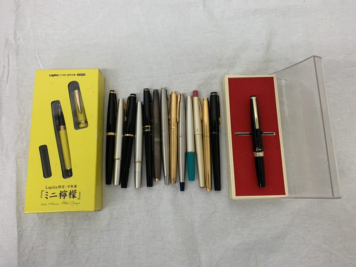 動作未確認【万年筆】K18 K14 まとめ PILOT PLATINUM PARKER