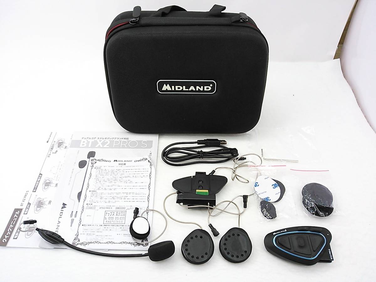 BT MIDLAND バイク用 Bluetooth インターカム シングル R1 Advanced