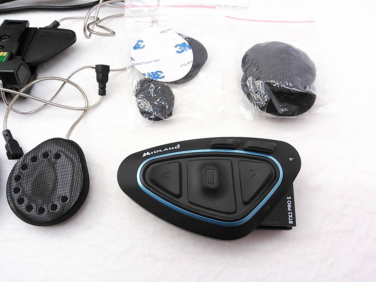 BT MIDLAND バイク用 Bluetooth インターカム シングル R1 Advanced