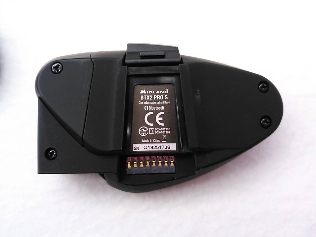 程度上 Bluetooth インカム MIDLAND ミッドランド BTX2 PRO S ワイヤー 