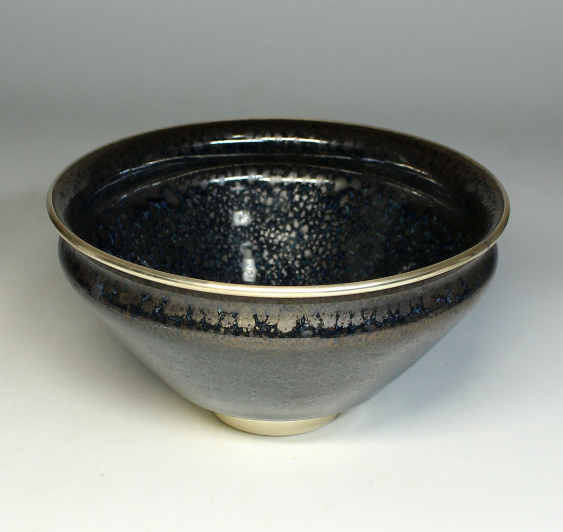 秘蔵品 中村与平作油滴天目茶碗 中村与平（なかむらよへい） ｜