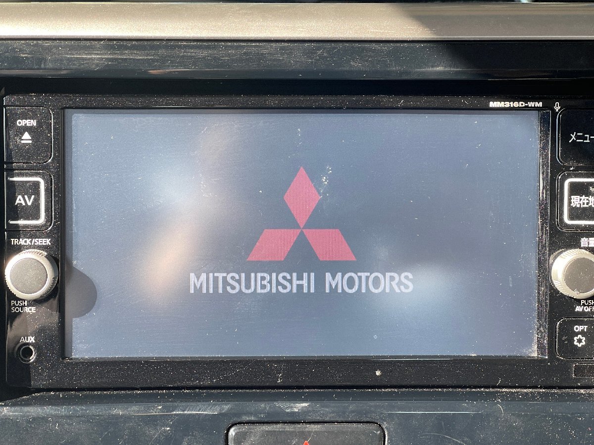  MITSUBISHI ミツビシ 純正 7型ワイド ナビ MM316Ｄ-WM B8260-7992B-MM CN-SND6J5CJ 地図データ 2016年 フルセグ DVD Bluetooth(三菱)｜売買されたオークション情報、yahooの商品情報をアーカイブ公開 - オークファ 三菱