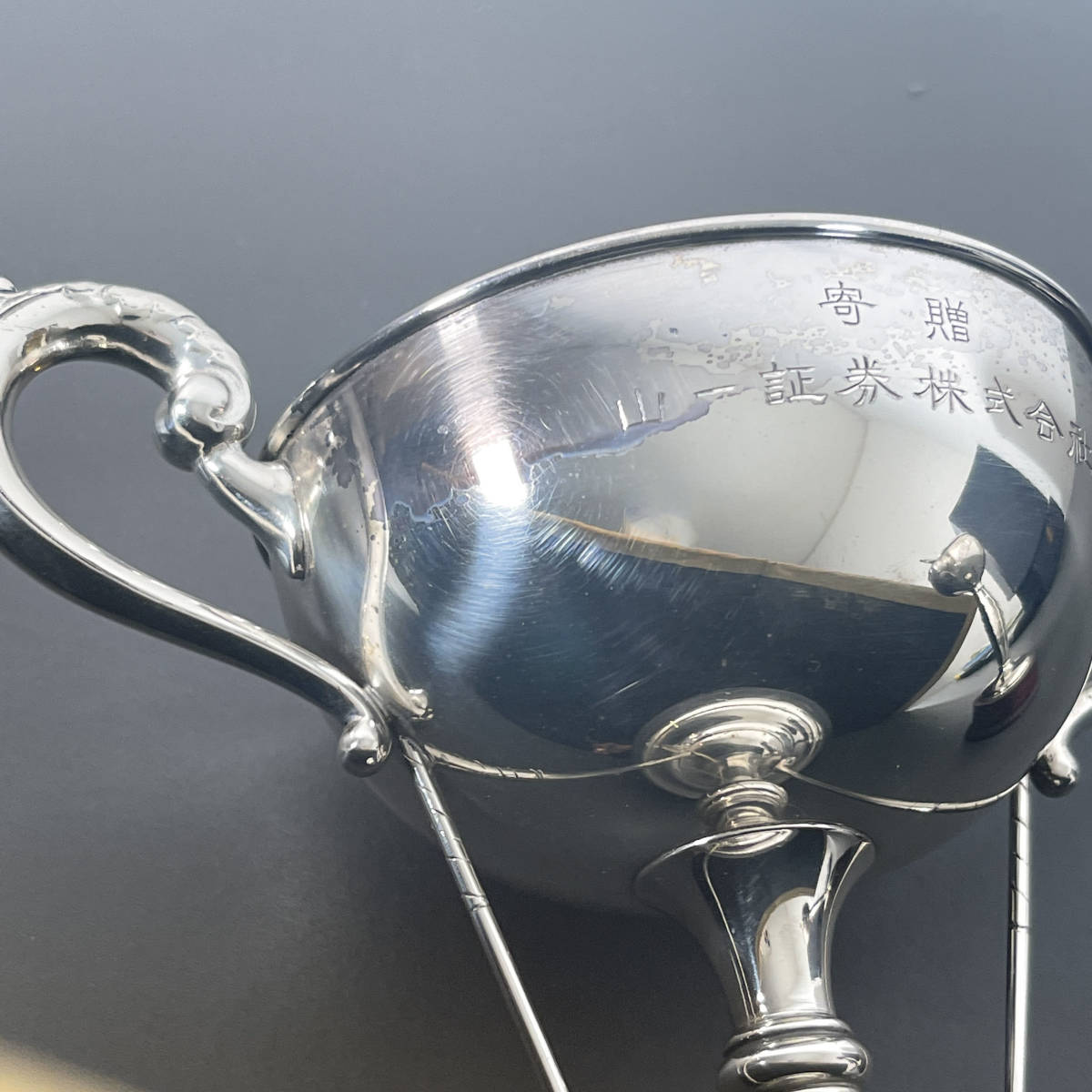 宮本商工 トロフィー 大と小 合計256g Sterling Silver ゴルフ記念品