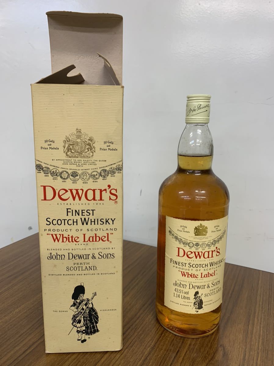 デュワーズ ホワイトラベル Label White 未開栓 Dewars 40度 未開栓 