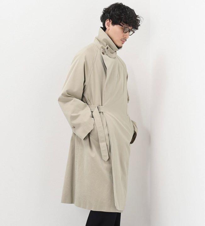 COMOLI コモリ comoli | コート ウォッシュドタイロッケンコート ウォッシュド タイロッケンコート 21ssウォッシュド・タイロッケン 21SS REBOAN 0 SIZE タイ ウォッシュドタイロッケンコートsize2 B.D.U