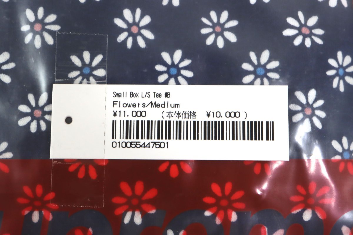 新品 Supreme Small Box L/S Tee Flowers Mサイズ シュプリーム 