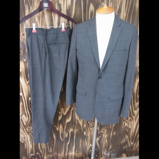 管理：317-20 ☆ TOMORROWLAND トゥモローランド E.S.T1978　REGGIANI　ITALIAN FABRIC スーツ ☆