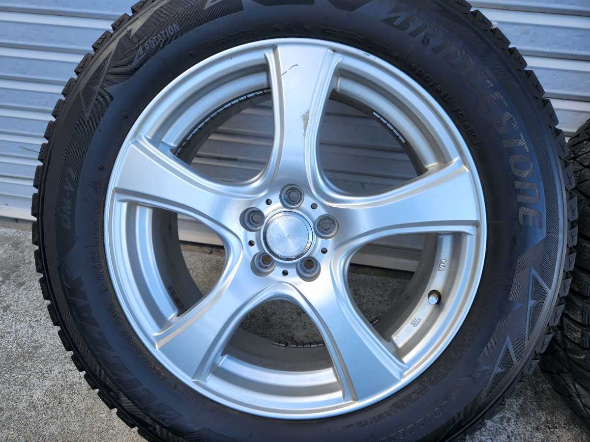 スバル純正 アルミホイールタイヤセット 4本セット 7J 17インチ 5穴