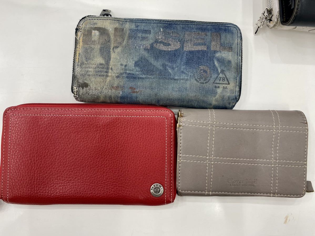 【一円スタート】財布 長財布 小銭入れ付き 札入れ 小銭入れ無し ジャンク まとめ 8個