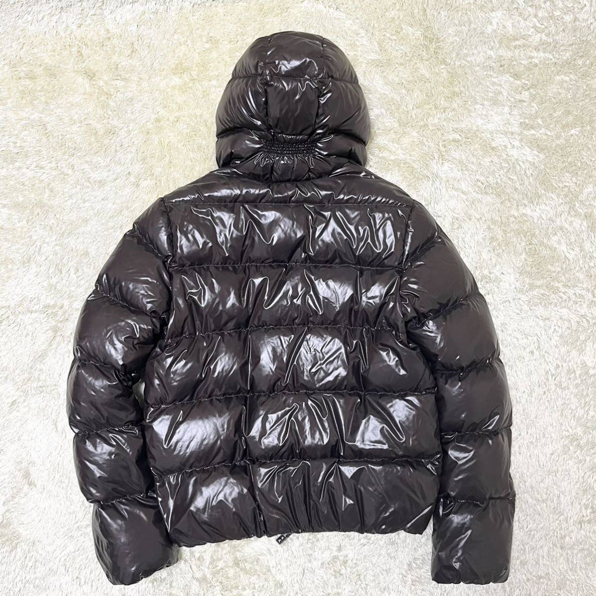 1円 【極美品・廃盤】DUVETICA デュベティカ ダウンジャケット グース ダークブラウン シャイニー 48サイズ L ダウンジャケット DUVETICA デュベティカ 0 緑 ダウンコート